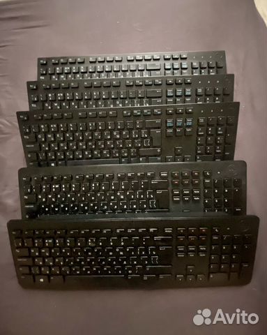 Беспроводная клавиатура Dell Logitech купить в Москве | Электроника | Авито