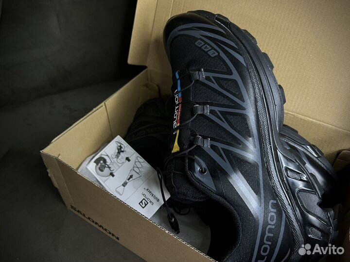 Кроссовки Salomon XT-6 Black термо (41-45)