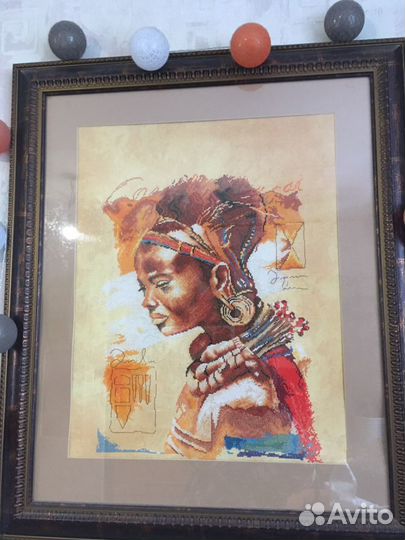 Картина вышитая крестом