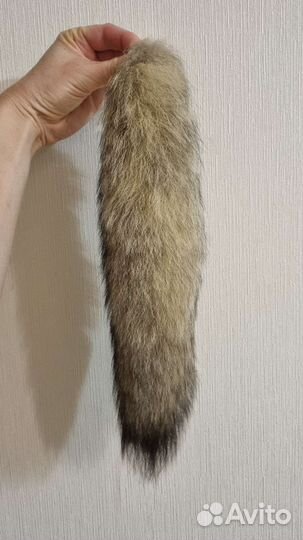 Хвост-брелок натуральный