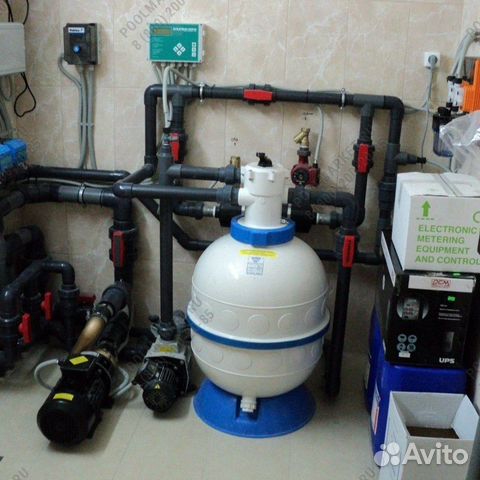 Монтаж оборудования бассейнов