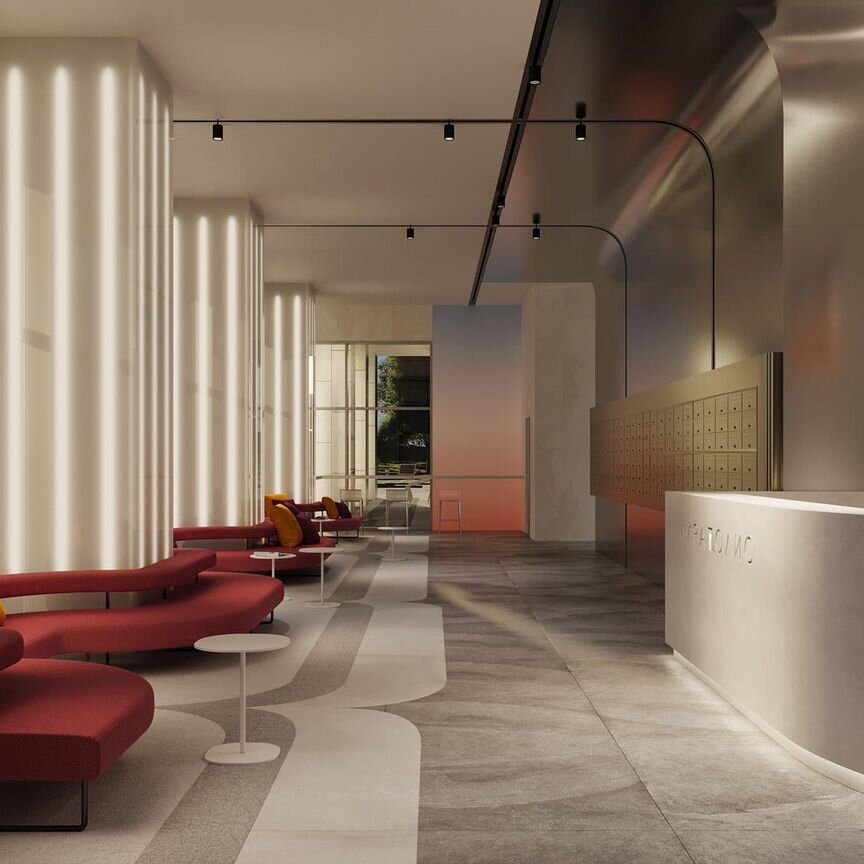 2-к. апартаменты, 50,1 м², 9/33 эт.