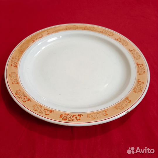 Блюдо Конаково нкмп 1930 гг. СССР фарфор