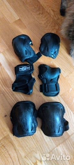 Роликовые коньки rollerblade с комплектом защиты