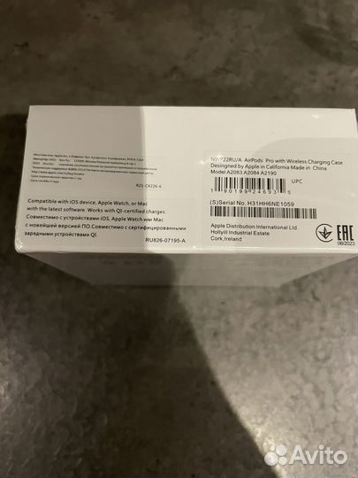 Наушники apple airpods pro original