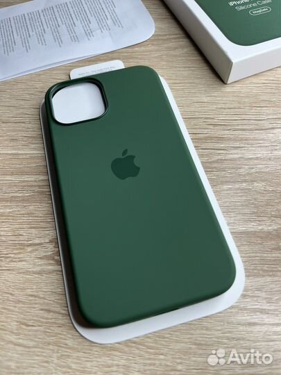 Оригинальный чехол iPhone 13 mini green MagSafe