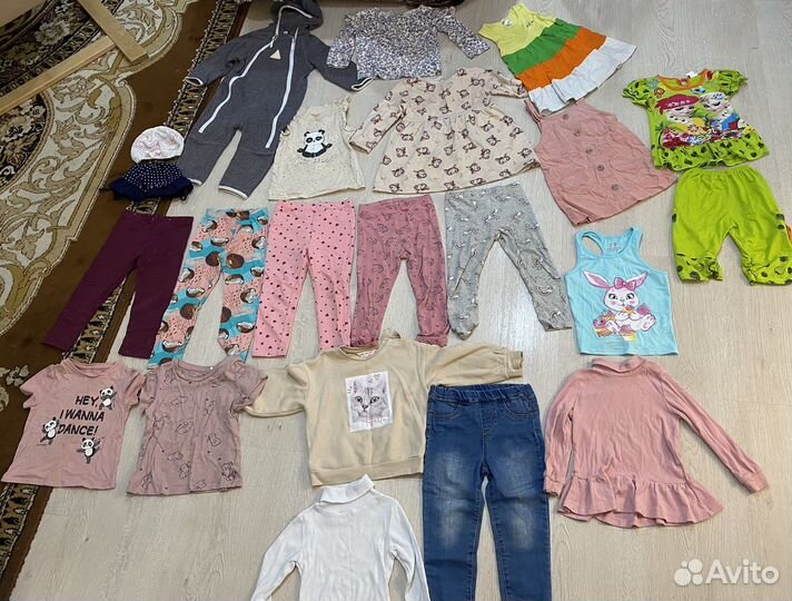 Вещи пакетом на девочку 92 размер