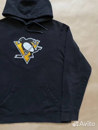 Винтажное худи Majestic Pittsburgh Penguins