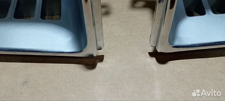 Рамка фары хром 2шт L+R Mitsubishi Pajero 2 92-96