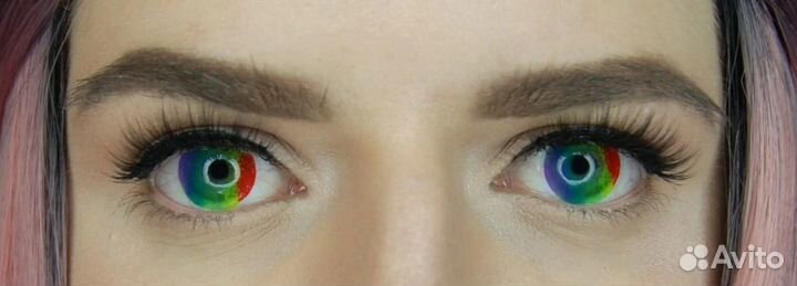 Зеленые цветные контактные линзы