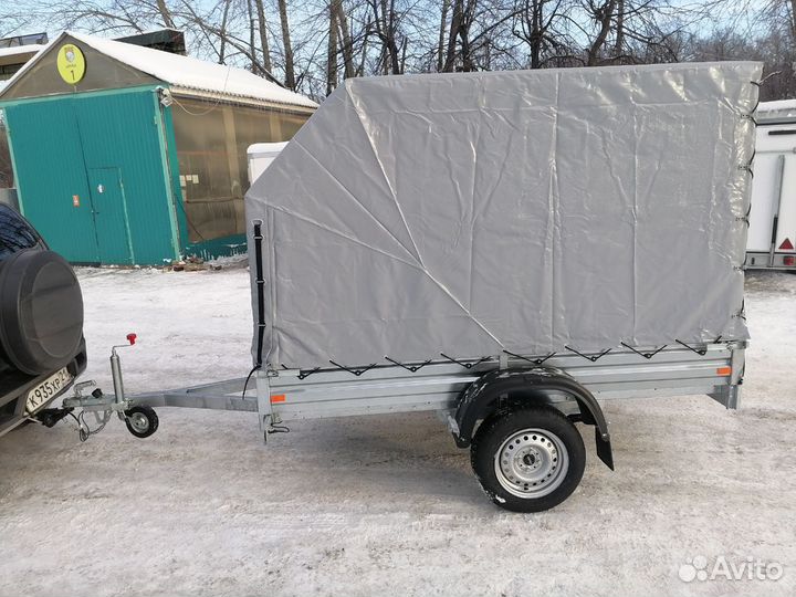 Прицеп 14.022 с тентом аэро 150 см. Для цветов