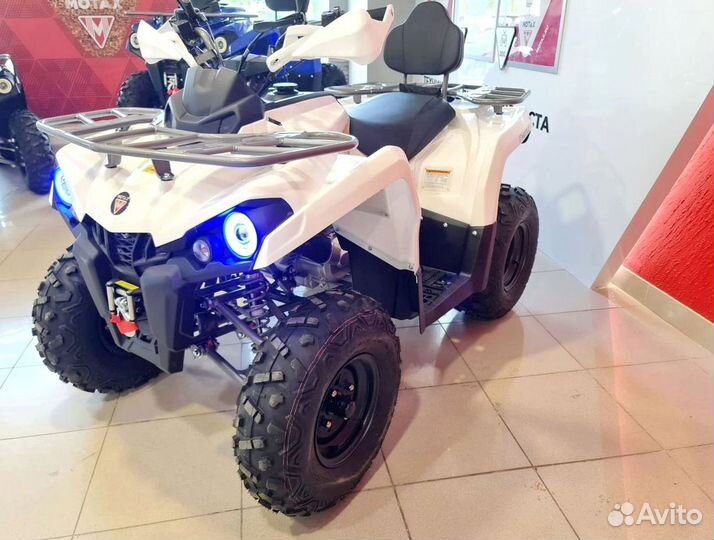 Квадроцикл Grizlik 200 Ultra белый