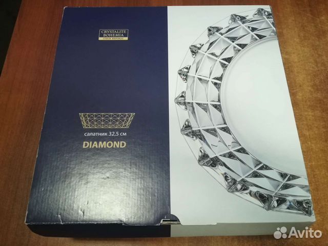 Салатник хрустальный Diamond