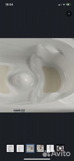 Ванночка с пеленальным столиком CAM