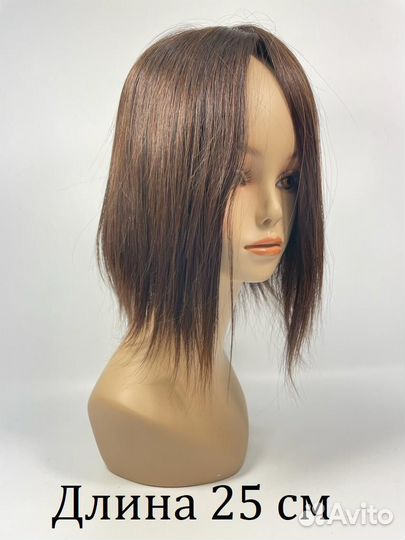 Накладка из натуральных волос. Цвет разный