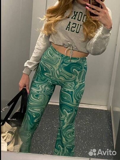 Штаны с принтом y2k