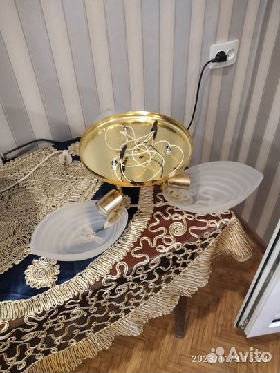 Люстра потолочная бу