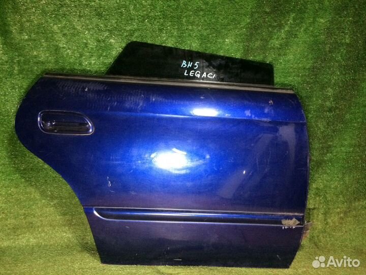 Дверь задняя правая Subaru Legacy BE5 BH5 B12 Синя