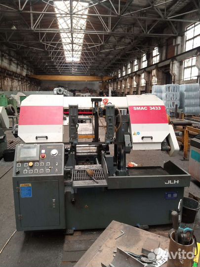 Резка металла на ленточной пиле