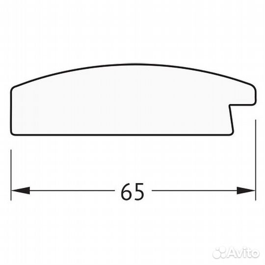 Зеркало Evoform Exclusive 92х62 BY 1177 с фацетом