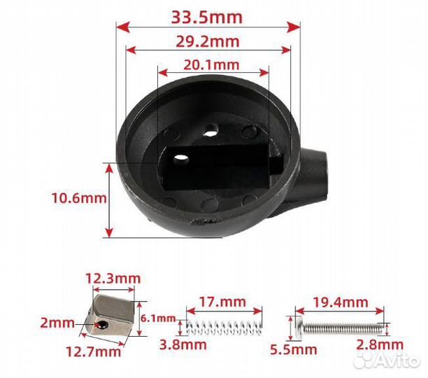 Крышка блокировки велосипедной вилки для выхода н