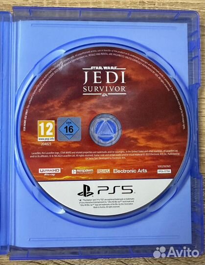 Игра для PS5 Star Wars Jedi Servivor диск