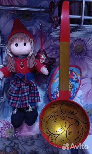 Деревянная поварёшка, хохлома, СССР