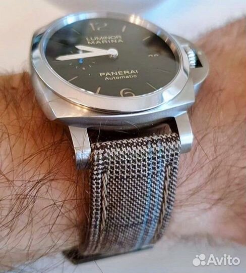 Ремешок для часов из текстиля, Panerai, Rolex и тд