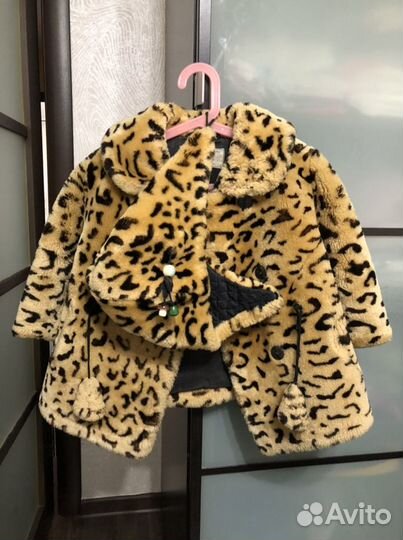 Шуба мутоновая с шапкой