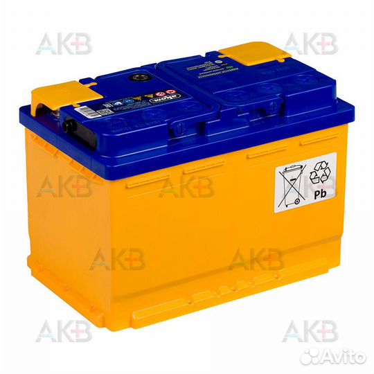 Аккумулятор автомобильный Аком 70Е 12V 70Ач 680A о
