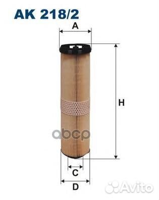 Фильтр воздушный filtron AK218/2 AK218/2 Filtron