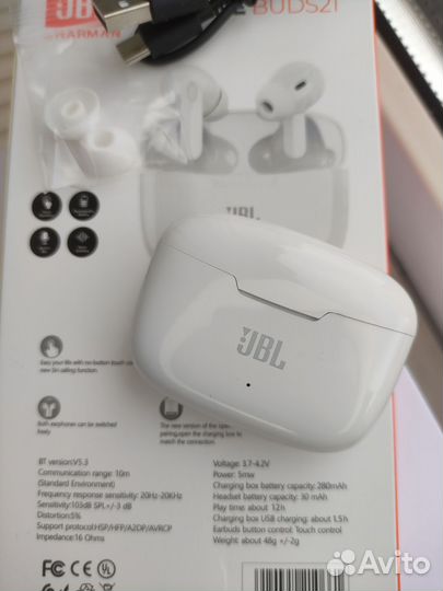 Беспроводные наушники JBL Buds 21
