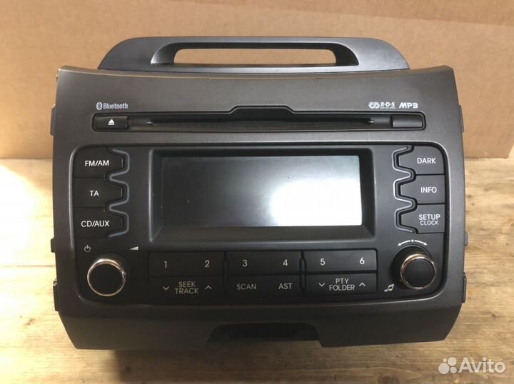 Магнитола с рамкой киа Спортейдж 3