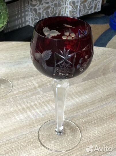 Бокалы цветной хрусталь Германия