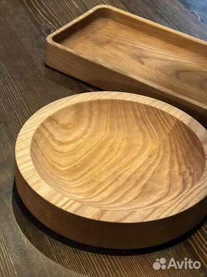 Деревянное блюдо