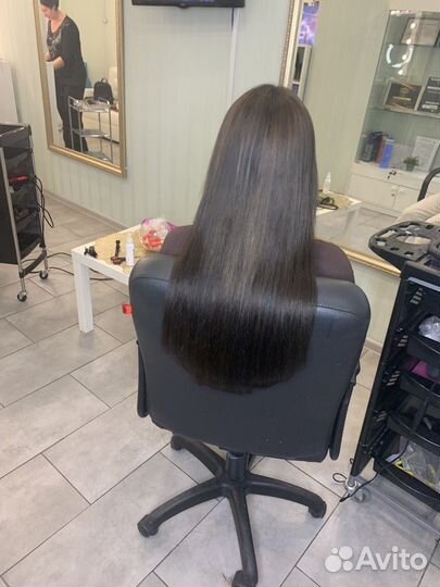 Наращивание волос на дому