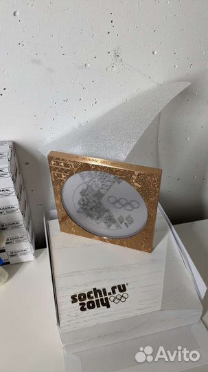 Олимпийская медаль Сочи 2014 заготовка