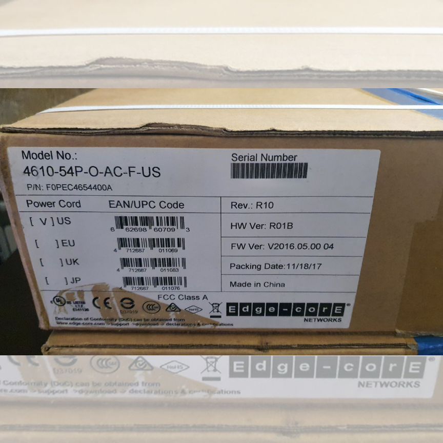 [4610-54P] Poe Коммутатор Edge Core -O-Ac-F-Us 4610-54p