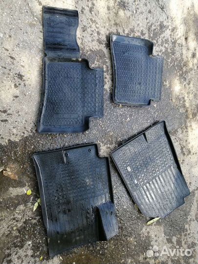 Автомобильные коврики резиновые kia rio 4