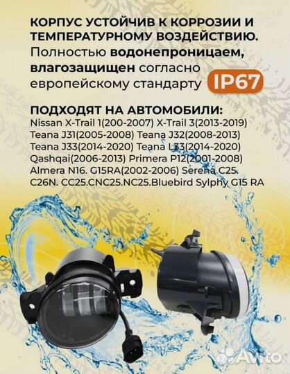 Противотуманные фары LED
