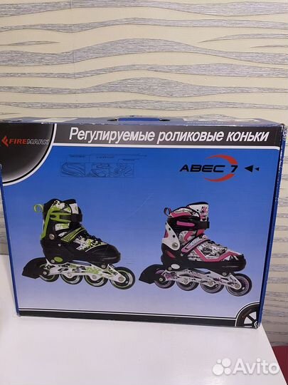 Коньки роликовые Firemark abec 7