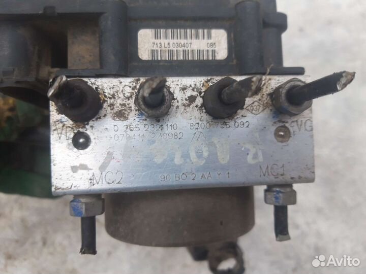 Блок насос абс ABS Рено Логан 1