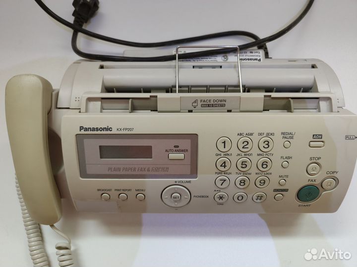Факс panasonic
