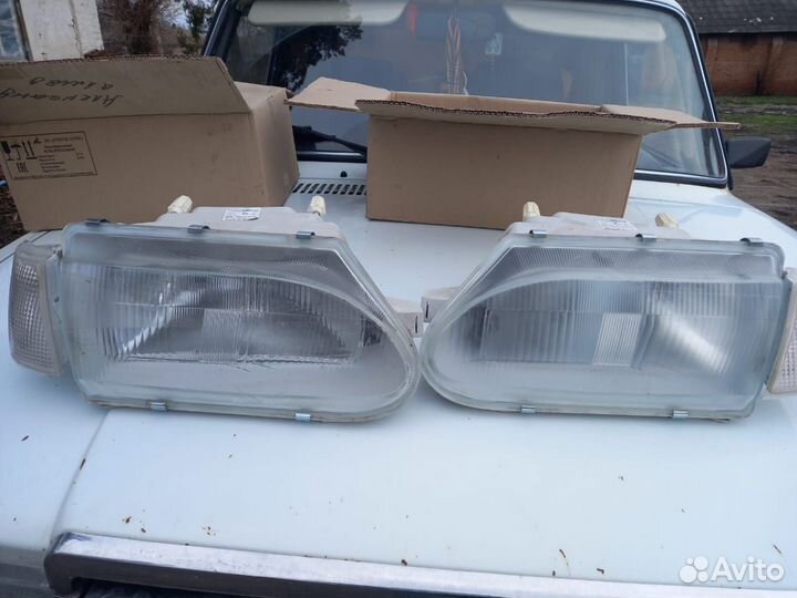 Передние фары на ваз 2114