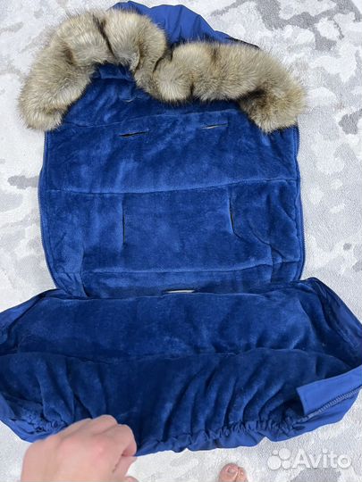 Мешок в коляску зимний