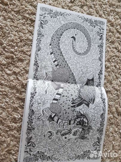 Раскраска. Твердая обложка. Зачарованный лес