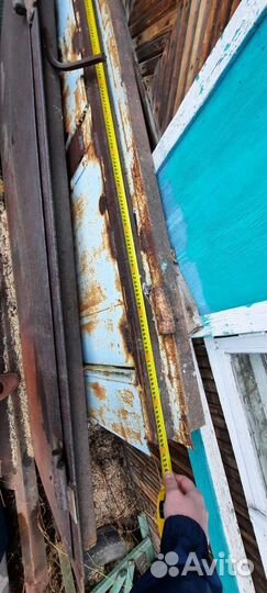 Ворота гаражные металлические бу