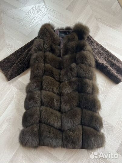 Шуба из песца