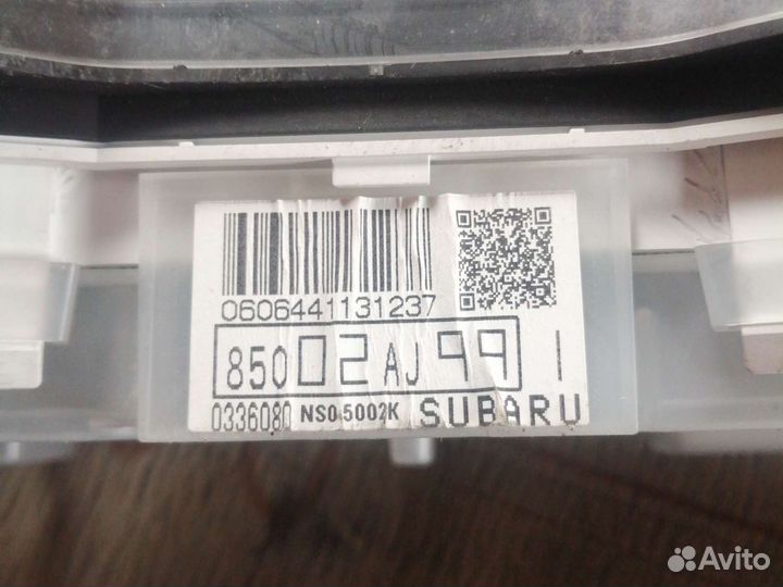 Щиток приборов субару легаси 2011