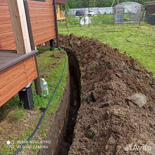 Копка траншей вручную